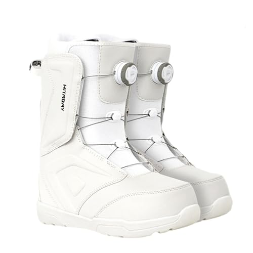 ✅ 【Resistenza al Calore e al Freddo fino a -30 °C】** Gli scarponi da snowboard sono dotati di una fodera spessa e calda per resistere al freddo estremo, gestendo facilmente temperature fino a -30 °C. La tecnologia Heat-set consente alla fodera di adattarsi automaticamente alla forma del piede, prevenendo sfregamenti durante la camminata e l'irrigidimento delle dita durante lo sci, offrendo un comfort 