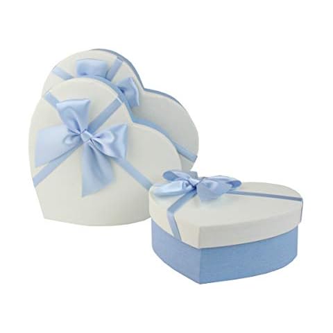 Emartbuy Rigid Heart Shaped Gift Boxes Cover