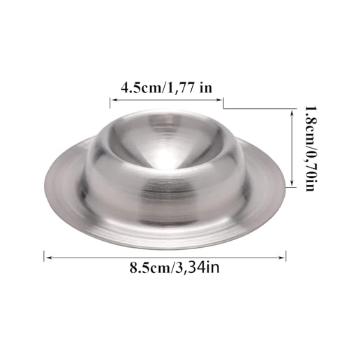6 Stück Eierbecher Edelstahl, Eierbecher, Ø 8,5 cm, Eierbecher Set, Eierbecher Camping, Eierbecher, Silber – Bild 8