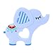 RG-FA Baby Molar Stick Niño Silicona Mordedor Elefante Modelado Dentición Juguete Recién Nacido Chupete