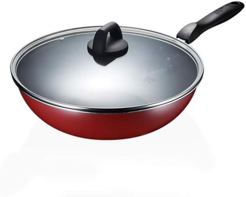 Wok antiadherente de aluminio forjado 32 cm miniatura 1