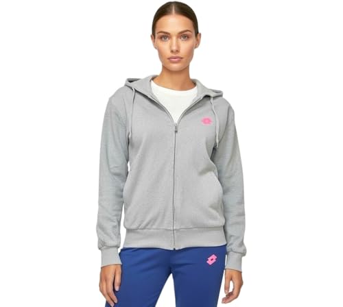 Lotto Tuta Donna in Felpa Estiva - Tuta Donna Completa - Sportiva - Leggera Morbida per il tuo massimo comfort (1019 GRIGIO, XL)