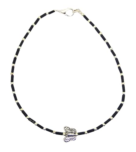 See full amazon price history chart for Glitz n Glamor Oxidised Silver and Black Pipe Beads Butterfly Anklet for Women Glitz n Glamor Oxidised Silver and Black Pipe Beads Butterfly Anklet for Women (B07PP3T9RT) Amazon Price History, Amazon Price Tracker