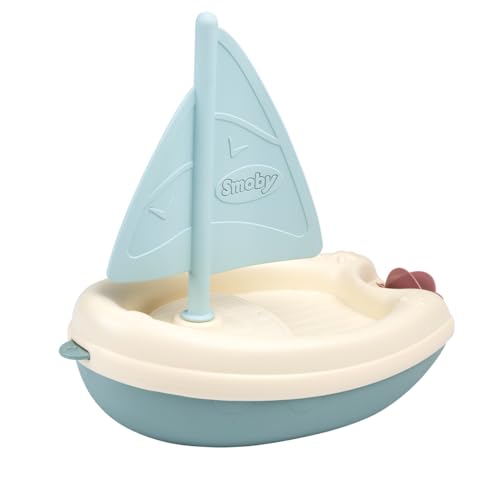 Smoby - Little Smoby - Bateau à Voile - Jouet de Bain - Roue à Aubes - Favorise la Dextérité - A Partir de 12 Mois - Fabrication Française