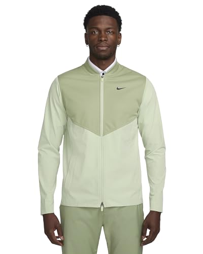 Nike Tour Essential - Chaqueta de golf para hombre, color Honeydew/Oil Green/Black, XL, Honeydew/Oil Green/Black, X-Large
