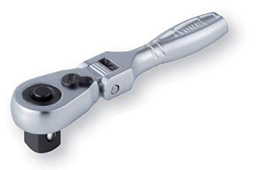 Short Ratchet Handle Compact Flex Head (Socket Hold Type) RH3FCHS 3/8" Inch Drive