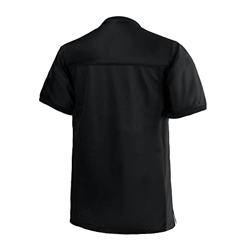 Ealer Blank Football Jersey Mesh Athletic Football Shirt Practice Sports Uniform Black thumb #1