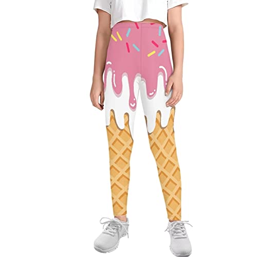 Renewold Toddlers and Girls' Leggings, High Waist Yoga Pants Trousers Clothing2