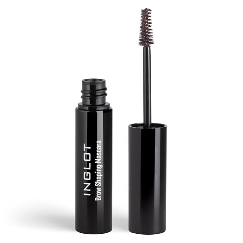 Mascara para cejas INGLOT Brow Shaping efecto densidad duradero con gel para teñir 03