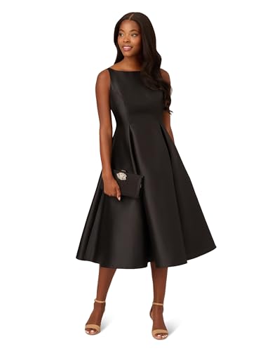 Image of Adrianna Papell Sleeveless Tea Length Dress