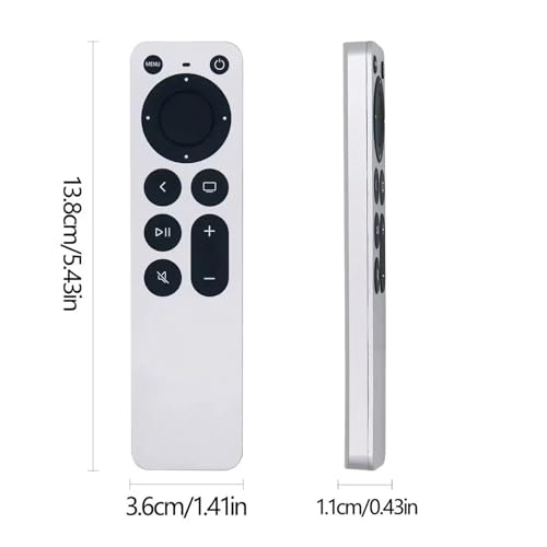 Télécommande pour téléviseur 4K compatible boîtier TV A2169 A1842 A1625 A1427