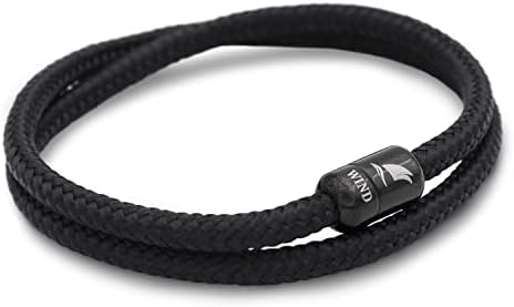 Wind Passion - Paracord Bracelet for Men - Bracelet for Women - Magnetic Bracelet for Men - Rope Bracelet for Men Wrist Bracelet - Bracelet String With Magnetic Clasp - Sturdy & Waterproof Surfer Bracelets - Valentine's Day Gift