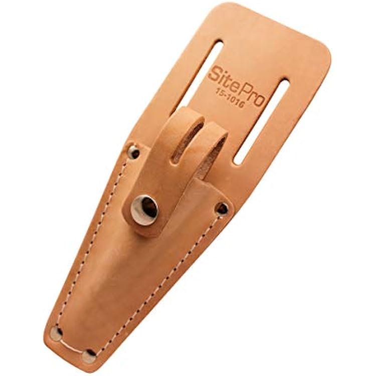 16 oz Brass Plumb Bob with Leather Sheath (15-016S)