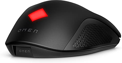 OMEN Vector Mouse Wireless, 6 Tasti Programmabili, DPI 100 a 16.000 con sensore ottico PixArt PAW3335, Tempo Risposta 1 ms, LED Personalizzabili, Rotella Scorrimento, Ergonomico, Nero - Mouse gaming - Immagine 3