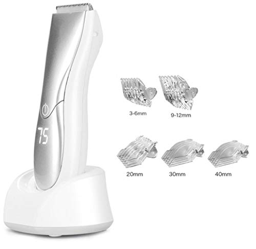 Inteligente Velocidad Variable LCD Clipper de pelo Silencioso Impermeable Recargable Adulto Clipper de pelo
