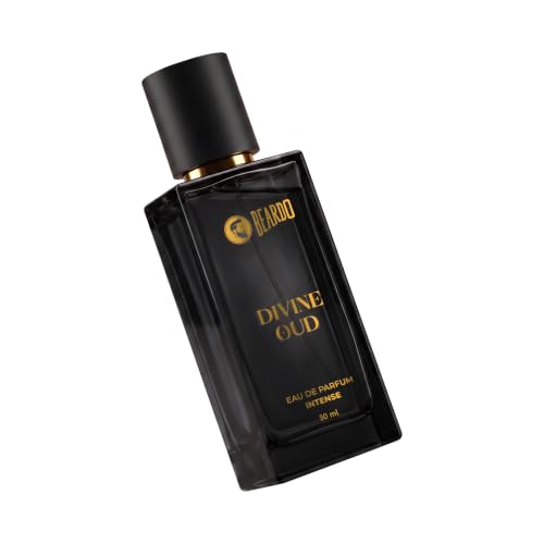 Image of Beardo Divine Oud Eau De Parfum for Man, 50ml | Long Lasting Fragrance | Perfume For Man | Woody, Spicy & Oud | Gift For Men | Husband | Boyfriend