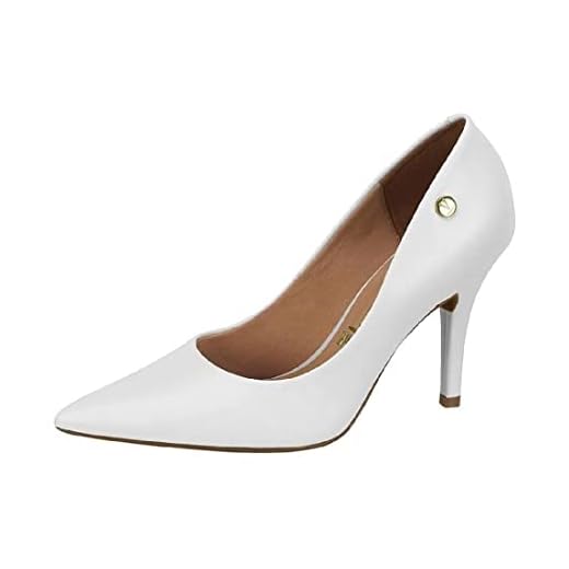 Vizzano Sapato Scarpin Feminino Salto Fino Alto 1184.1101 Branco 34