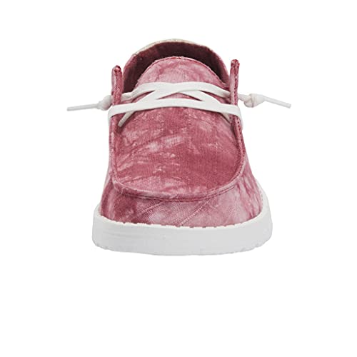 Image of HEYDUDE Women's Wendy Chambray | Women's Shoes | Women's Lace Up Loafers | Comfortable & Light-Weight