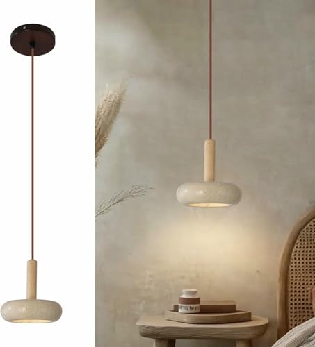 Lámpara colgante estilo japonés Wabi sabi