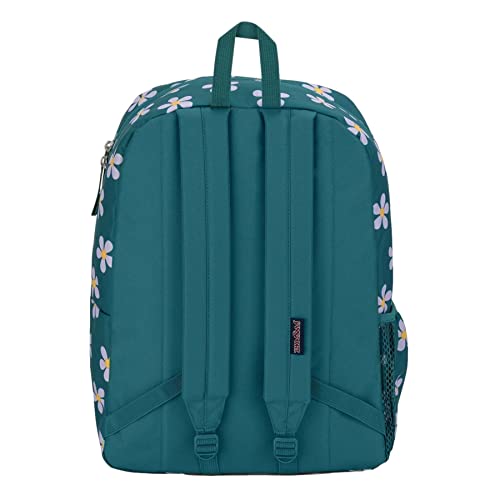 Image of JanSport Cross Town Backpack 17 inch x 12.5 inch x 6 inch - Simple Bag for Everyone with 1 Main Compartment, Front Utility Pocket - Premium Class Accessories - Precious Petals