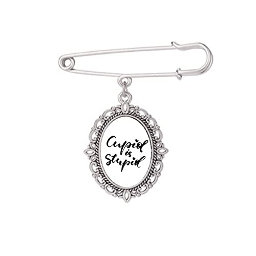 Broche Cupidon Is vêtement femme accessoire de mode pour robe chemise et châle