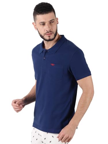 Image of Force NXT Polo Neck T-Shirt for Men Pack of 2 | Regular Fit T-Shirt for Men | Premium Super Combed Rich Cotton Polo Shirt | Men's Ultra Soft Half Sleeve T-Shirt