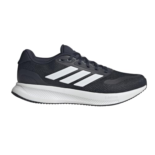 Image of adidas Mens Runfalcon 5 Wide Running Sneakers Shoes - Black