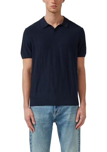Polo en tricot s.Oliver homme avec manches courtes élégant en maille fine