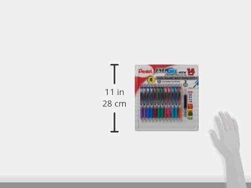 Pentel EnerGel RTX Bolígrafos Retráctiles 0.7 mm Gel miniatura 5