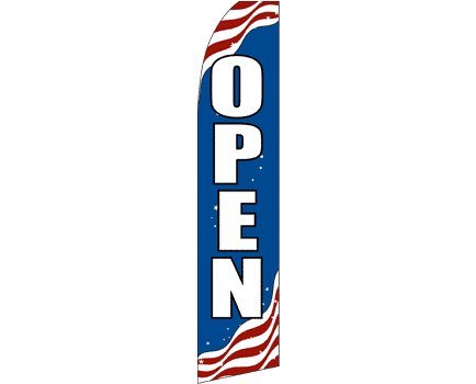 FlagsImp Bandiere Standard di qualità Aperte Super Bandiera patriottica, 29 x 6 cm