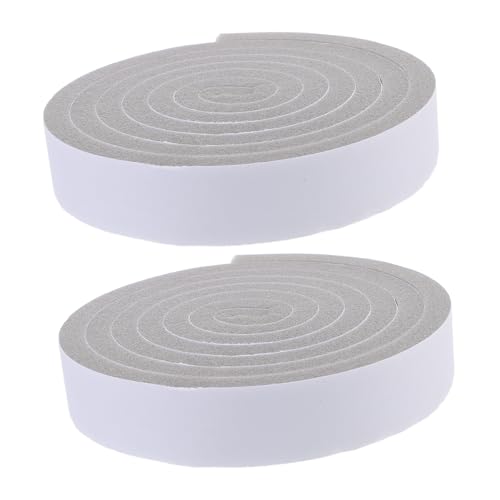 Angoily 2Rollos Tira de Autoadhesiva de Espuma y Burlete Insonorizante Viento de Instalación