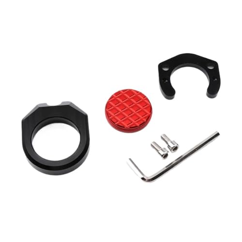 Extension béquille Yamaha NMAX et Aerox plaque rouge - 4