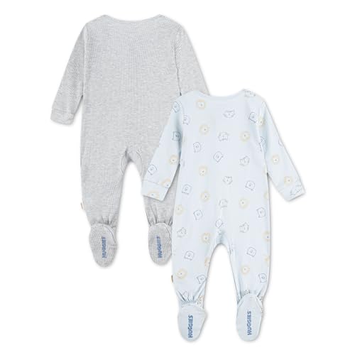 Image of HUGGIES Baby 2-pack Footed Coverall