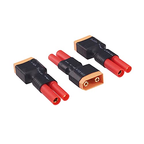Adaptador No Wires XT90 Macho a HXT 4MM Hembra miniatura 1