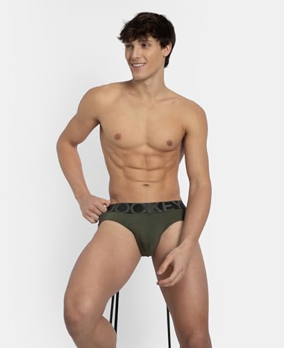 Image of Jockey IC27 Men's Tactel Microfiber Elastane Stretch Solid Brief with Moisture Move Treatment