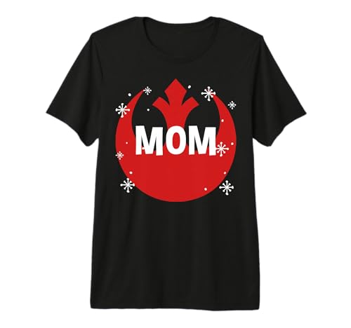 T-shirt Star Wars Rebel Mom pour Noël en coton premium