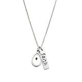 Yixinjew Faith Mustard Seed Pendant Necklace Stainless Steel Inspiration Jewelry for Women