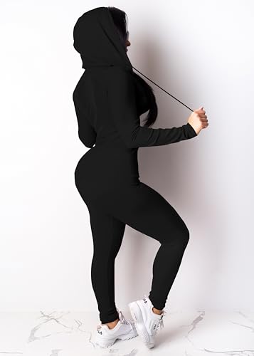 Nimsruc Two Piece Outfits For Women Long Sleeve Bodycon Tracksuit Casual Sweatsuits Jogger Sets3