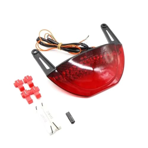 Luz trasera LED negra para rutas con CBR600RR 2007-2012 integrada 6