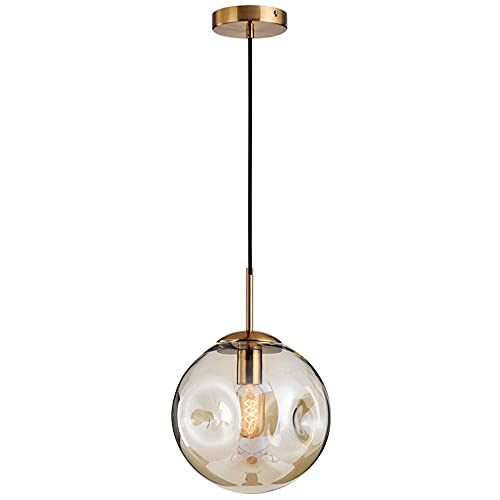 Suspension postmoderne Chaner en verre concave pour plafond réglable cuisine et hall