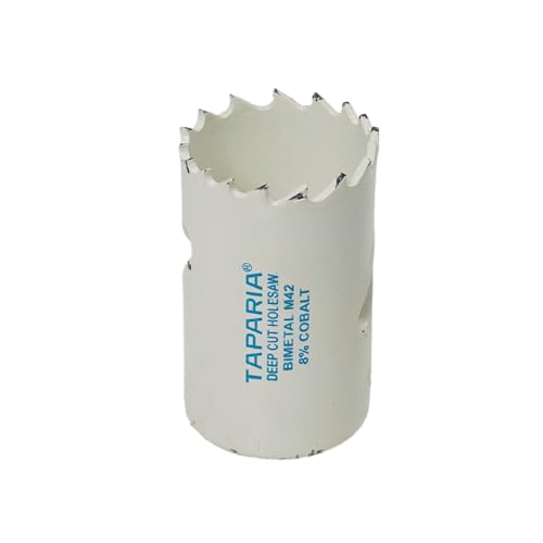 Image of Taparia Bi-Metal Hole Saw Cutter HSBM29 (29 mm Dia)-Variable Pitch Teeth, HSS 8% Cobalt-Precision Cutting Tool for Metal, Wood, Plastic-Professional Grade, DIY