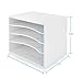 EMERIT Desktop Organizer Wood Paper Organzier Storage Letter Tray Large Textbooks File Sorter with Adjustable Shelves for Home Office