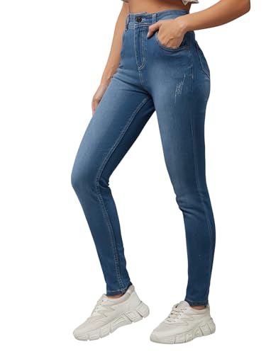 Image of Dolce Crudo Distressed High Rise Skinny Jeans for Women