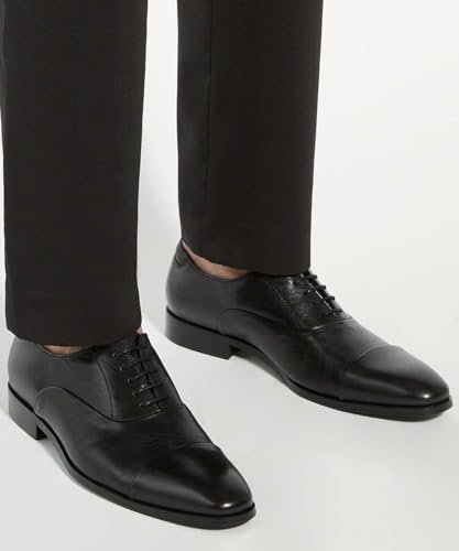 Dune Mens Secrecy Lace-Up Oxford Shoes Block Heel3