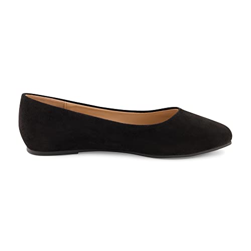 CUSHIONAIRE Women's Skipper Flat with +Memory Foam, Wide Widths Available4