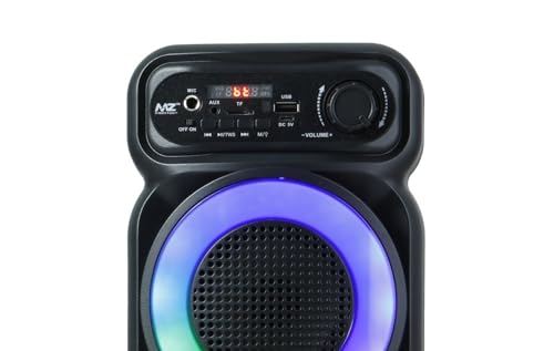MZ M50VP Portable Karaoke Speaker - Multicolor | with Dynamic Thunder Sound | Comes Up with Wired Mic | for Home and Outdoor Parties 3 31NO8GZ8igL