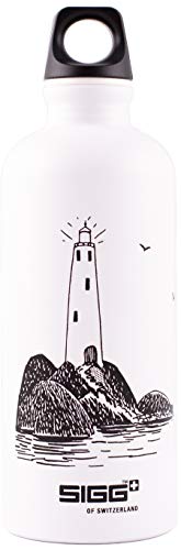 SIGG X Moomin Lighthouse Cantimplora infantil (0.6 L), botella para niños sin sustancias nocivas y con tapa hermética,...