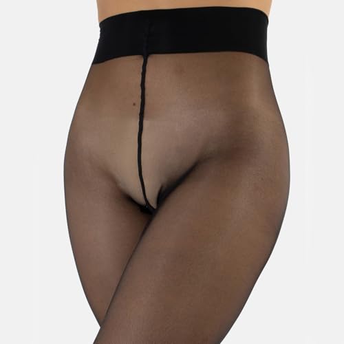 CALZITALY Sheer Tights, Floral Print, Animal Print | 20 DEN, Black, Skin, Suntan, S, M, L, XL, Made in Italy3