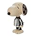 Enesco Jim Shore Peanuts Halloween Snoopy Skeleton Miniature Figurine, 3.25 Inch, Multicolor