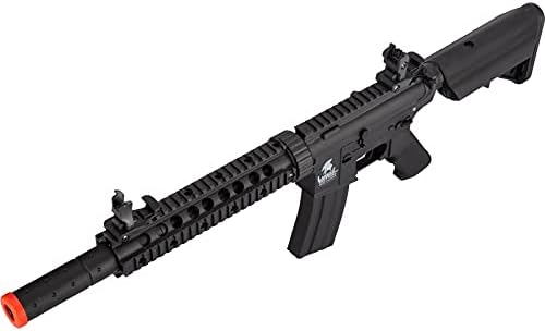 Amazon Com Lancer Tactical Gen 2 M4 Sd Nylon Polymer Aeg Airsoft Rifle Black Sports Outdoors